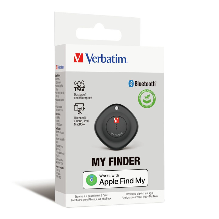 VERBATIM MYF-01 APPLE BLUETOOTH FINDER 1PACK BLACK